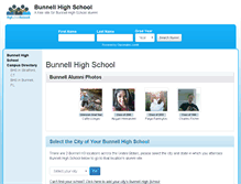 Tablet Screenshot of bunnellhighschool.org